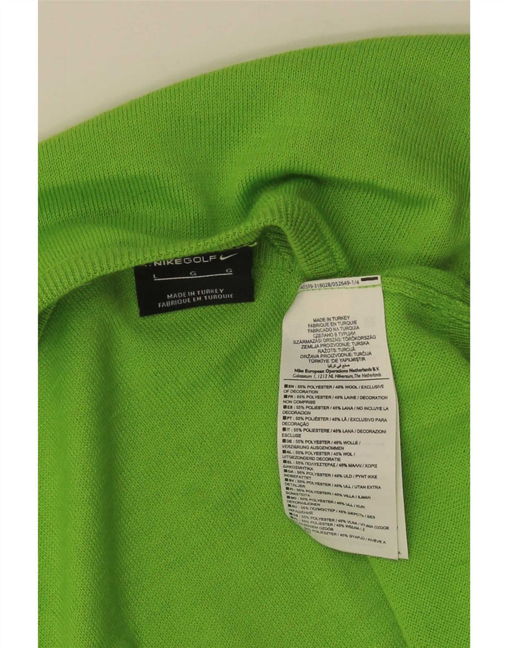 Nike muški prsluk za golf Veliki zeleni poliester