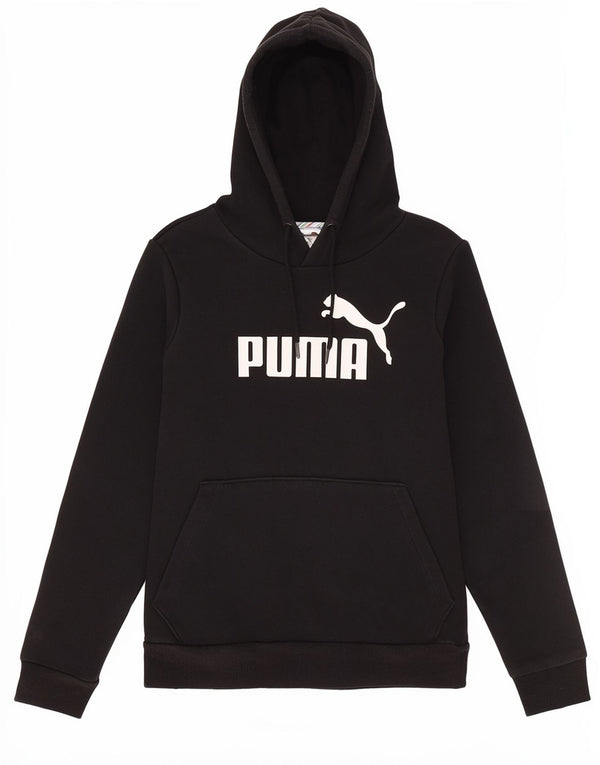 Puma ženska majica s kapuljačom s kapuljačom UK 10 mala crna pamuk