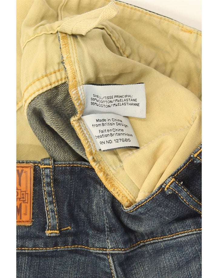 SUPERDRY ženska mini traper suknja W30 srednje plavi pamuk