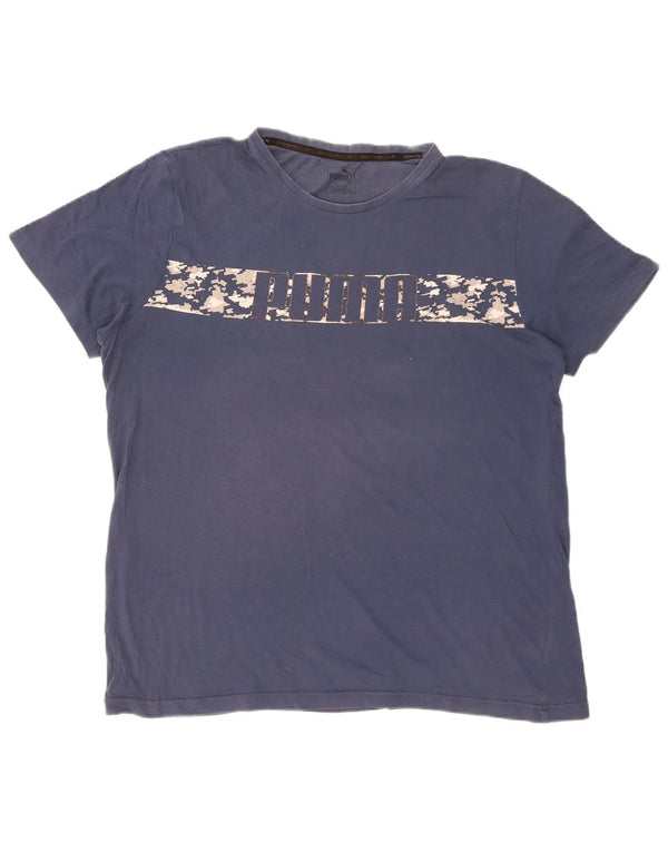 Puma muška majica s grafičkim motivima XL tamnoplava