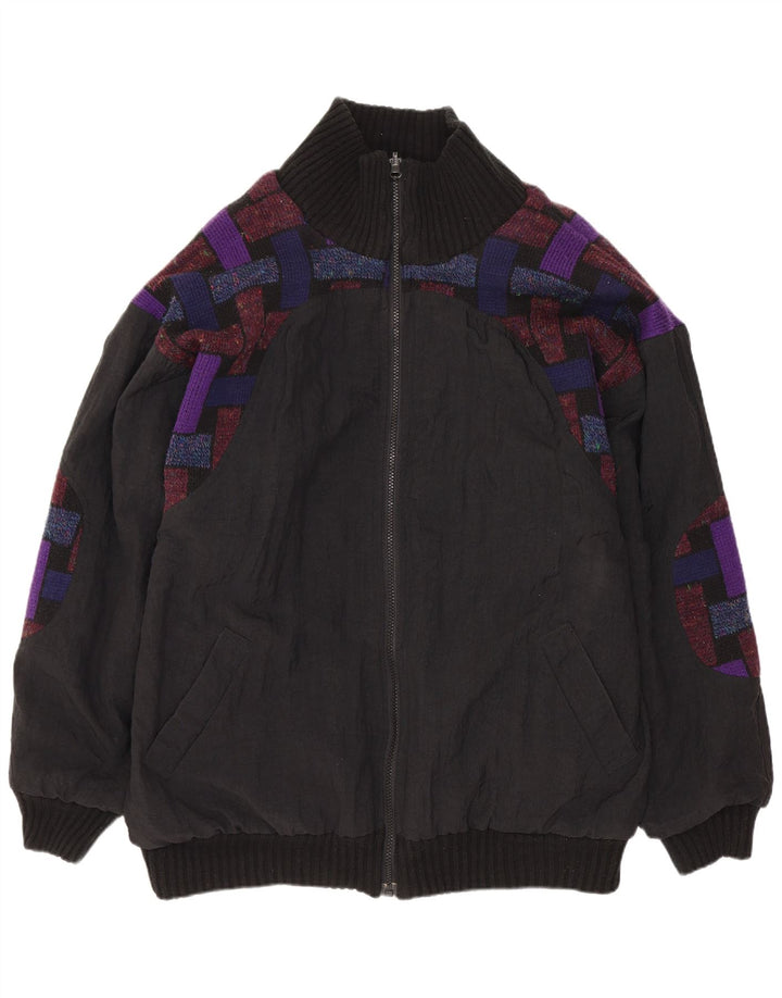 Jeffrey Brownleader muška reverzibilna jakna UK 40 Large Purple Geometric