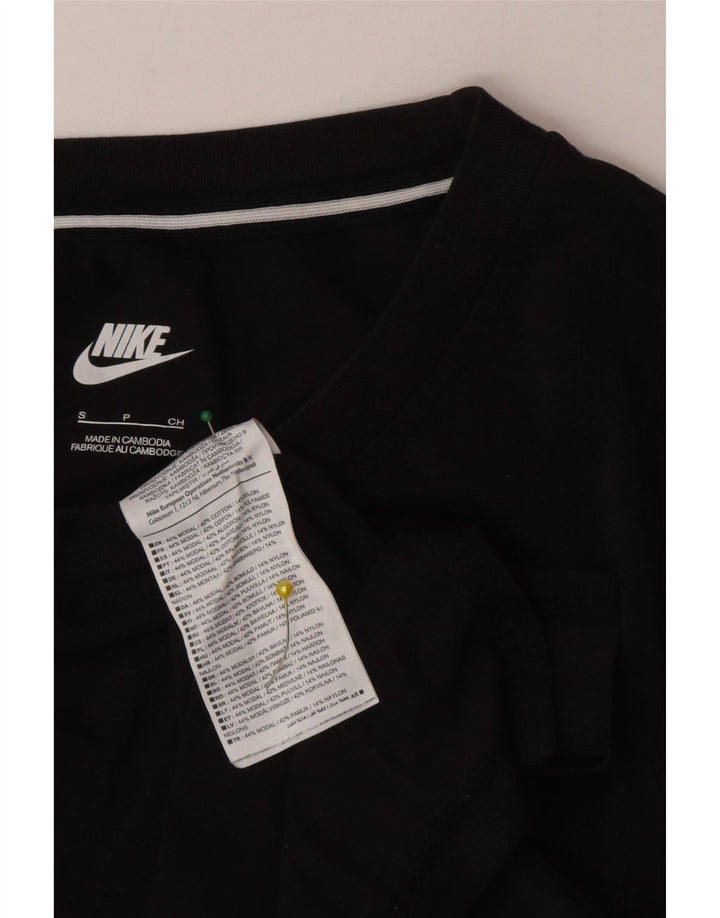 Nike muška majica kratkih rukava mala crna modalna