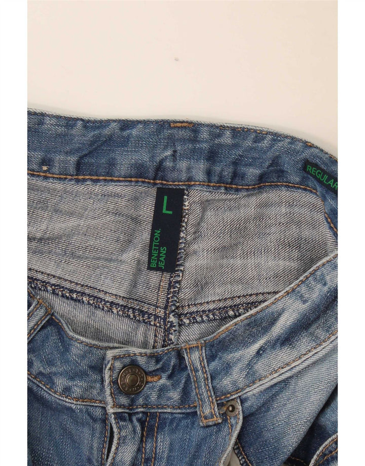 Denim kratke hlače Benetton za dječake 12-13 godina velike W28 plave