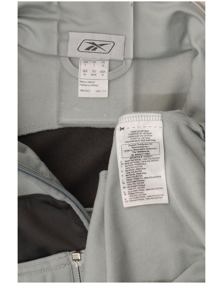 Reebok muška gornja jakna od trenirke, mali sivi poliester
