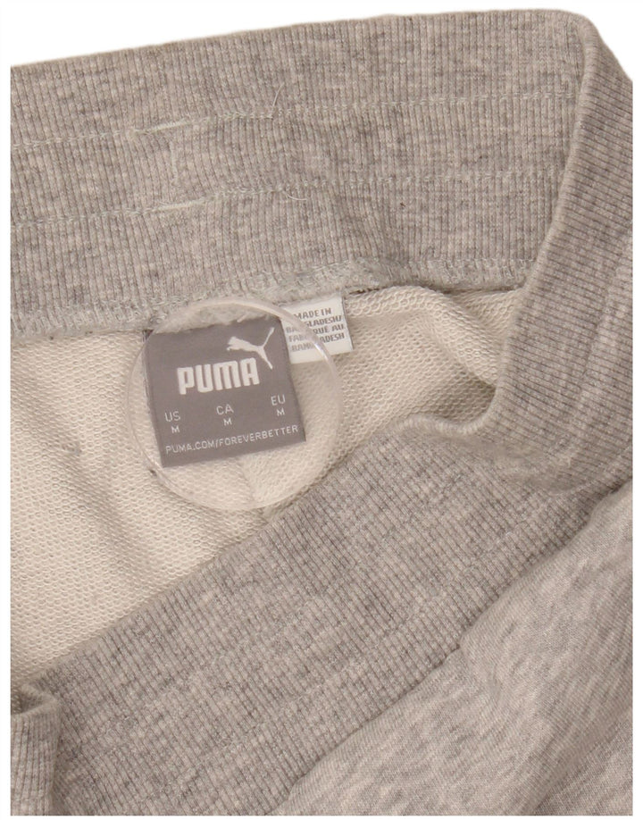 PUMA muške trenirke s grafikom, srednje sive hlače