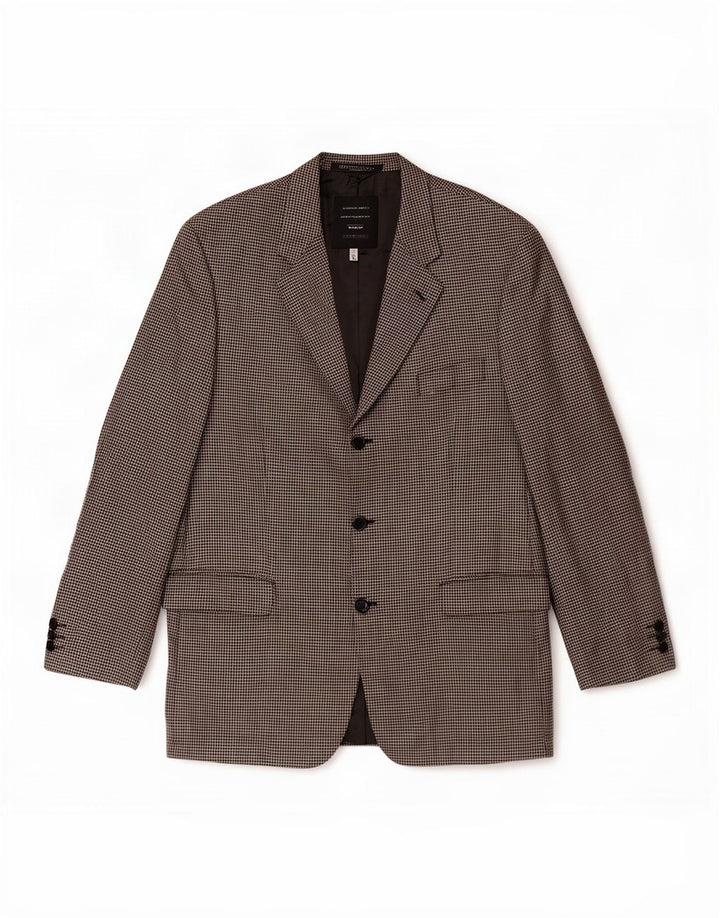 Marks & Spencer muška jakna St. Michael Blazer UK 42 veliki sivi karirani