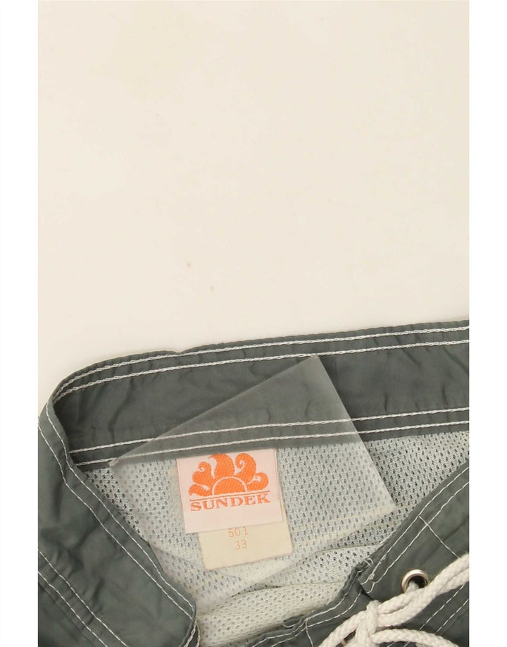 Sundek muške kratke hlače za plivanje, srednji kaki najlon
