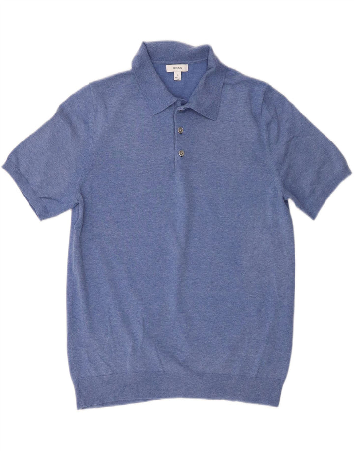 Reiss muška polo majica srednje plavi pamuk