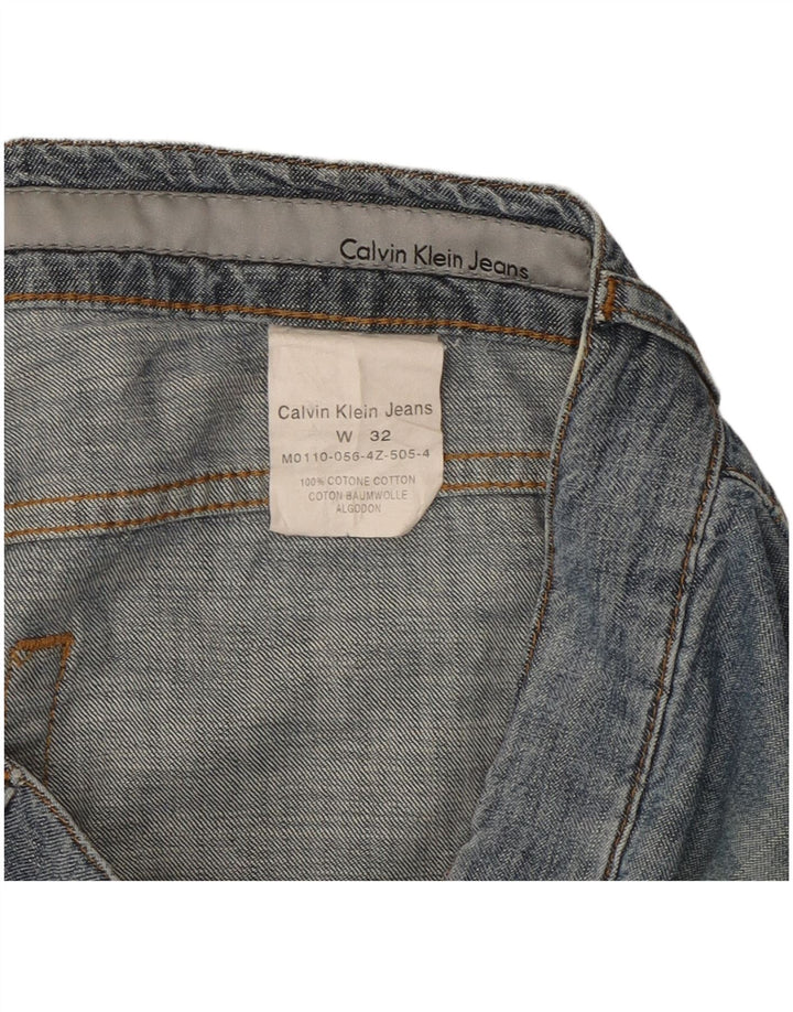 Calvin Klein ženske ravne traperice W32 L27 plavi pamuk