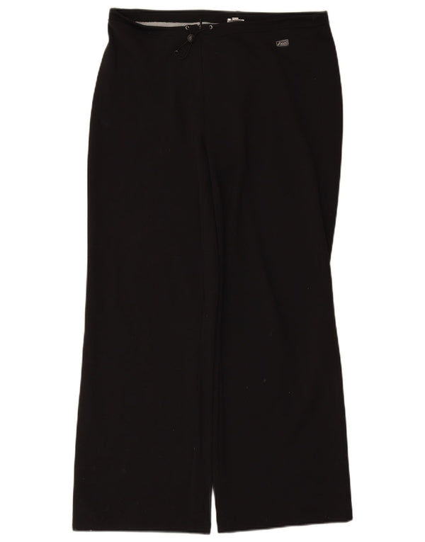 OASIS Ženske široke hlače od trenirke Large W32 L28 crni poliamid