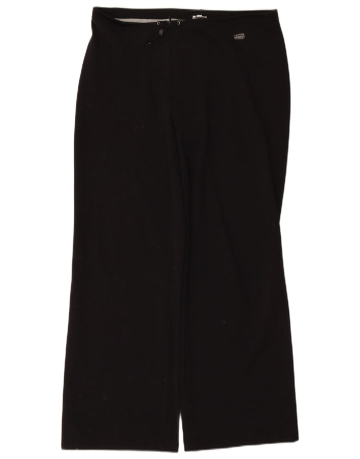 OASIS Ženske široke hlače od trenirke Large W32 L28 crni poliamid