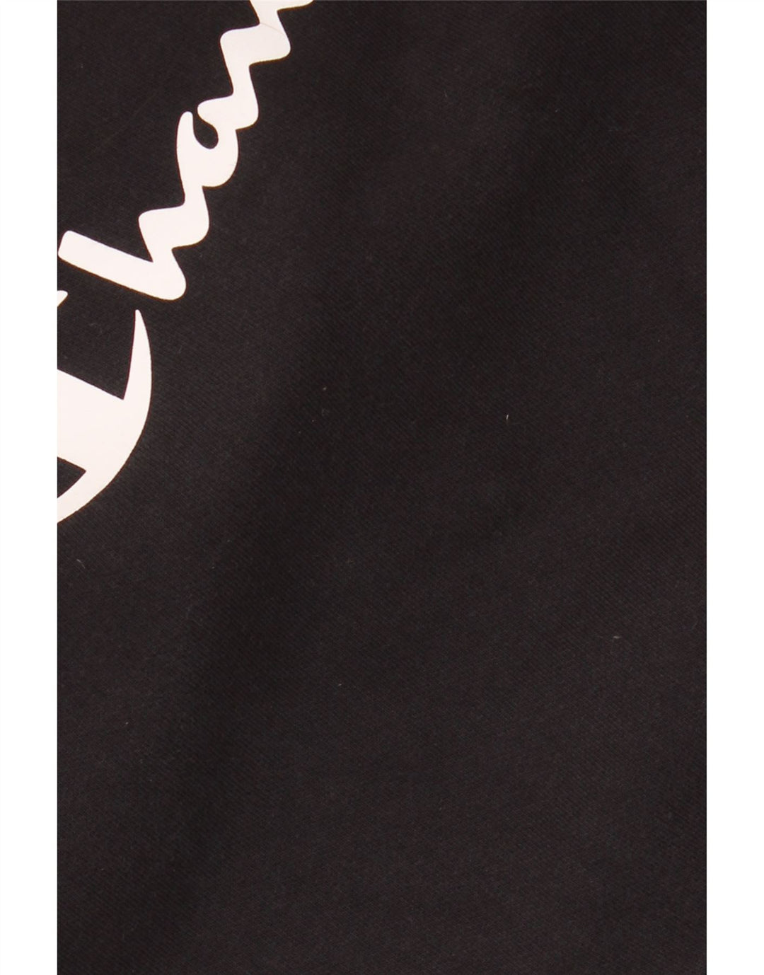 CHAMPION Muška majica s kapuljačom srednje veličine, crni pamuk