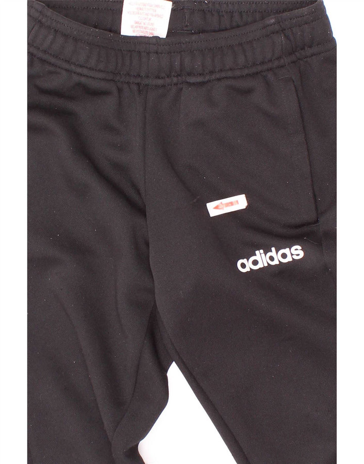 Adidas Climalite trenirke za dječake 3-4 godine, crne poliesterske hlače