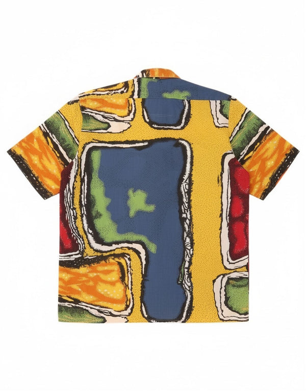 Vintage muška košulja kratkih rukava, veličina 41/42, velika šarena boja