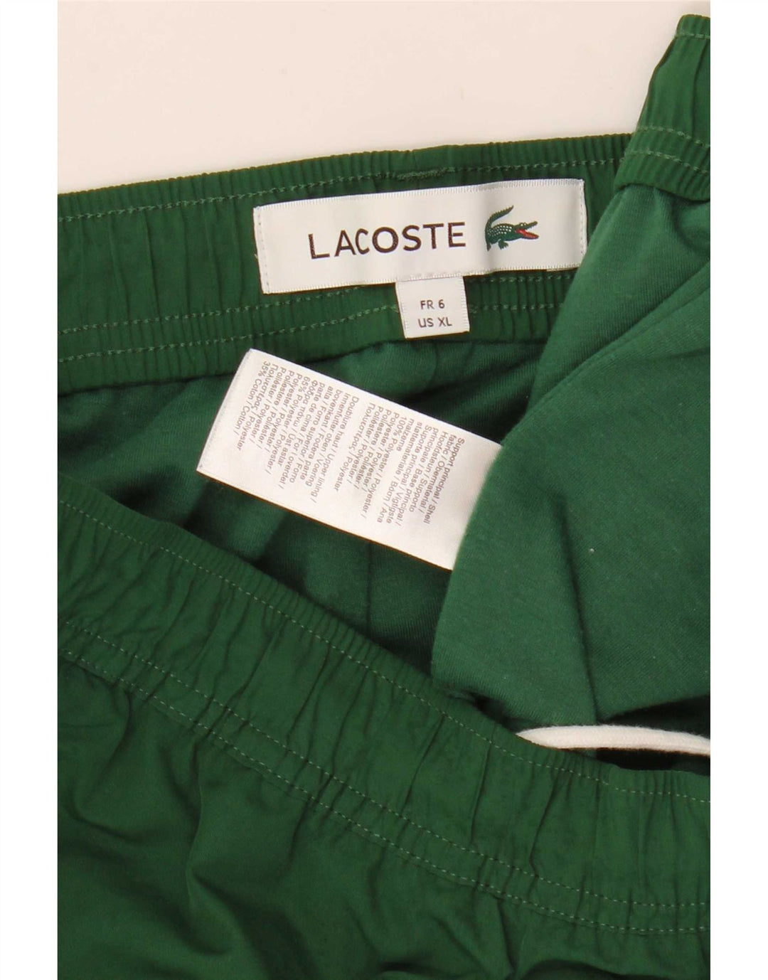 Lacoste muške trenirke Hlače Joggers Veličina 6 XL Zeleni poliester