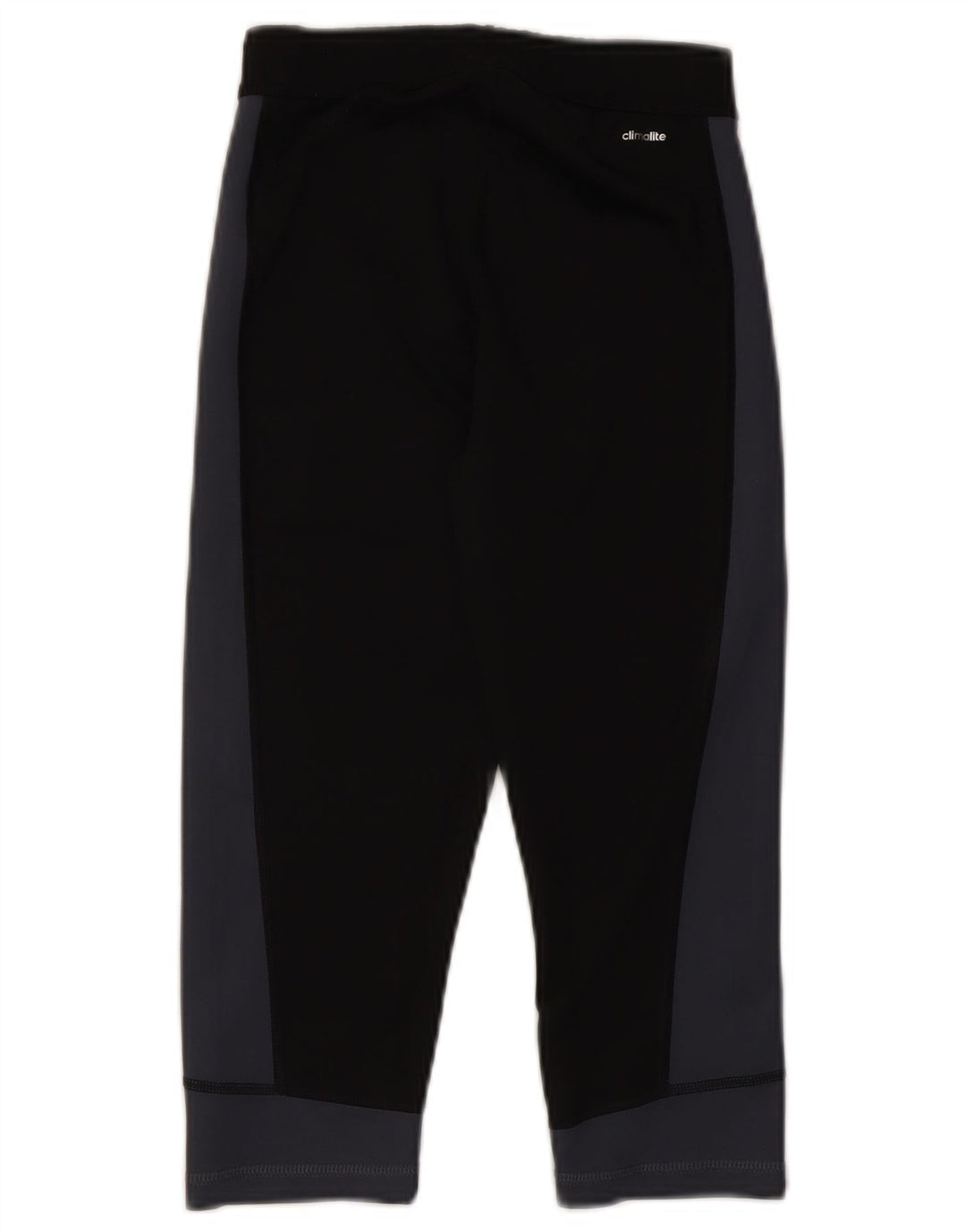 Adidas ženske kapri tajice UK 8/10 male crne poliesterske boje
