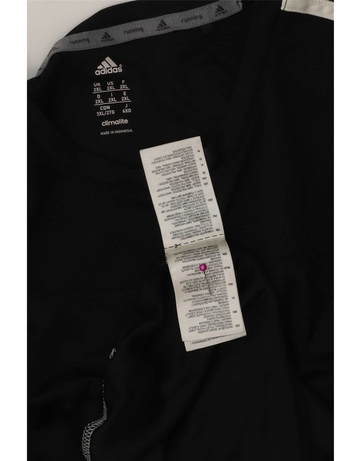 Adidas muška majica Climalite Top 2XL crni poliester