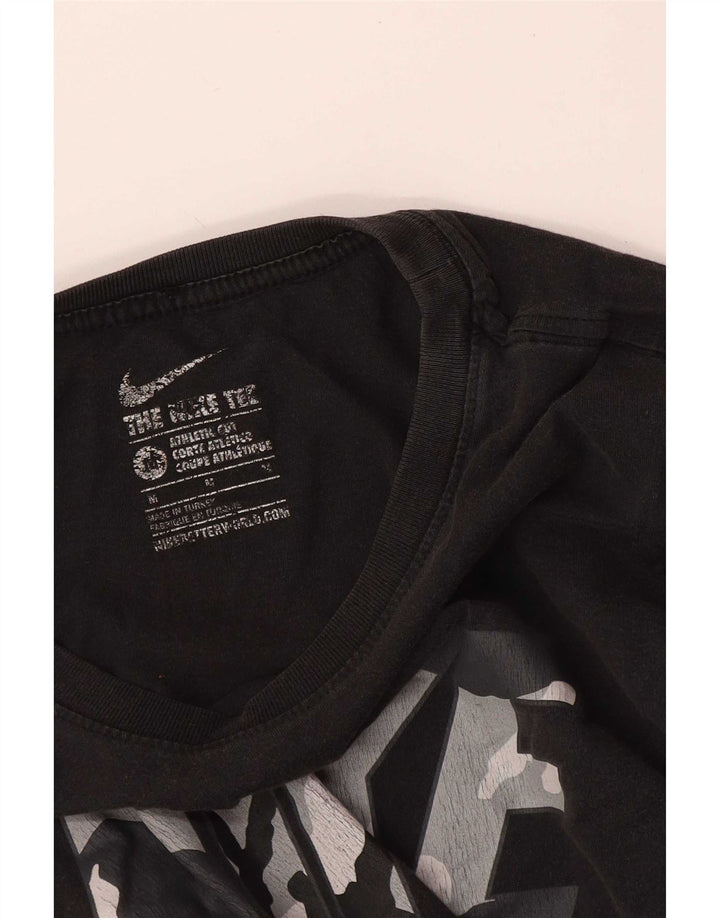 Nike muška majica atletskog kroja srednje crna