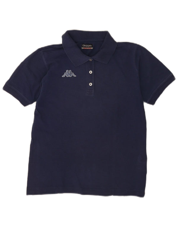Kappa ženska polo majica UK 12 srednje tamnoplavi pamuk