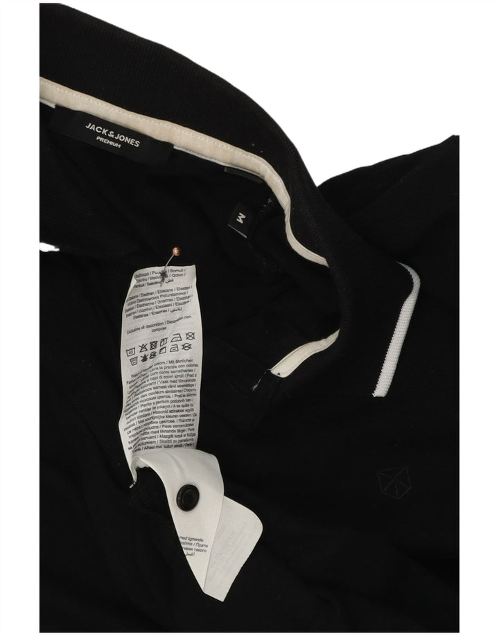 Jack & Jones muška polo majica Srednje crni pamuk