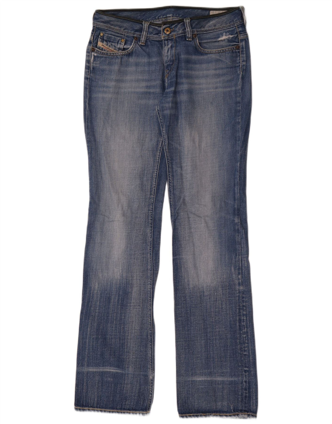 Diesel ženske traperice BEBEL Bootcut W30 L34 plavi pamuk