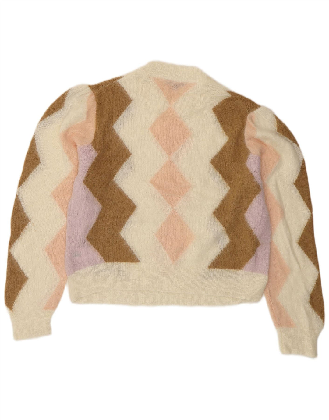 J. CREW Ženski pulover s okruglim izrezom UK 10 Small Off White