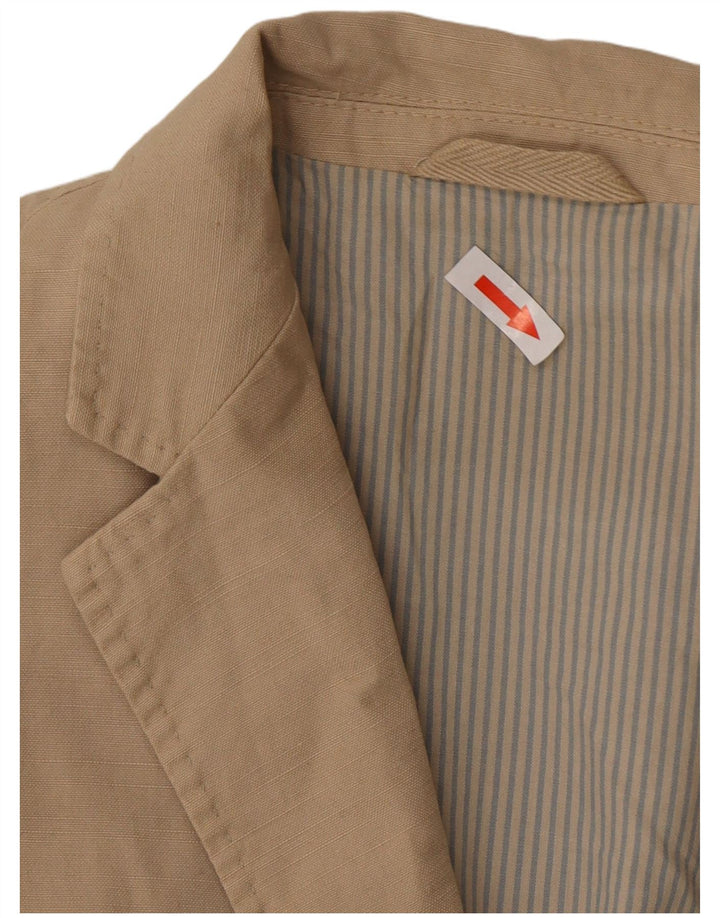Massimo Dutti Muška jakna sa 2 gumba EU 48 srednje bež pamuk