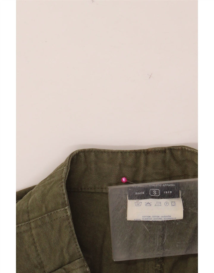 CHAMPION Muške ravne chino hlače male W32 L32 kaki pamuk