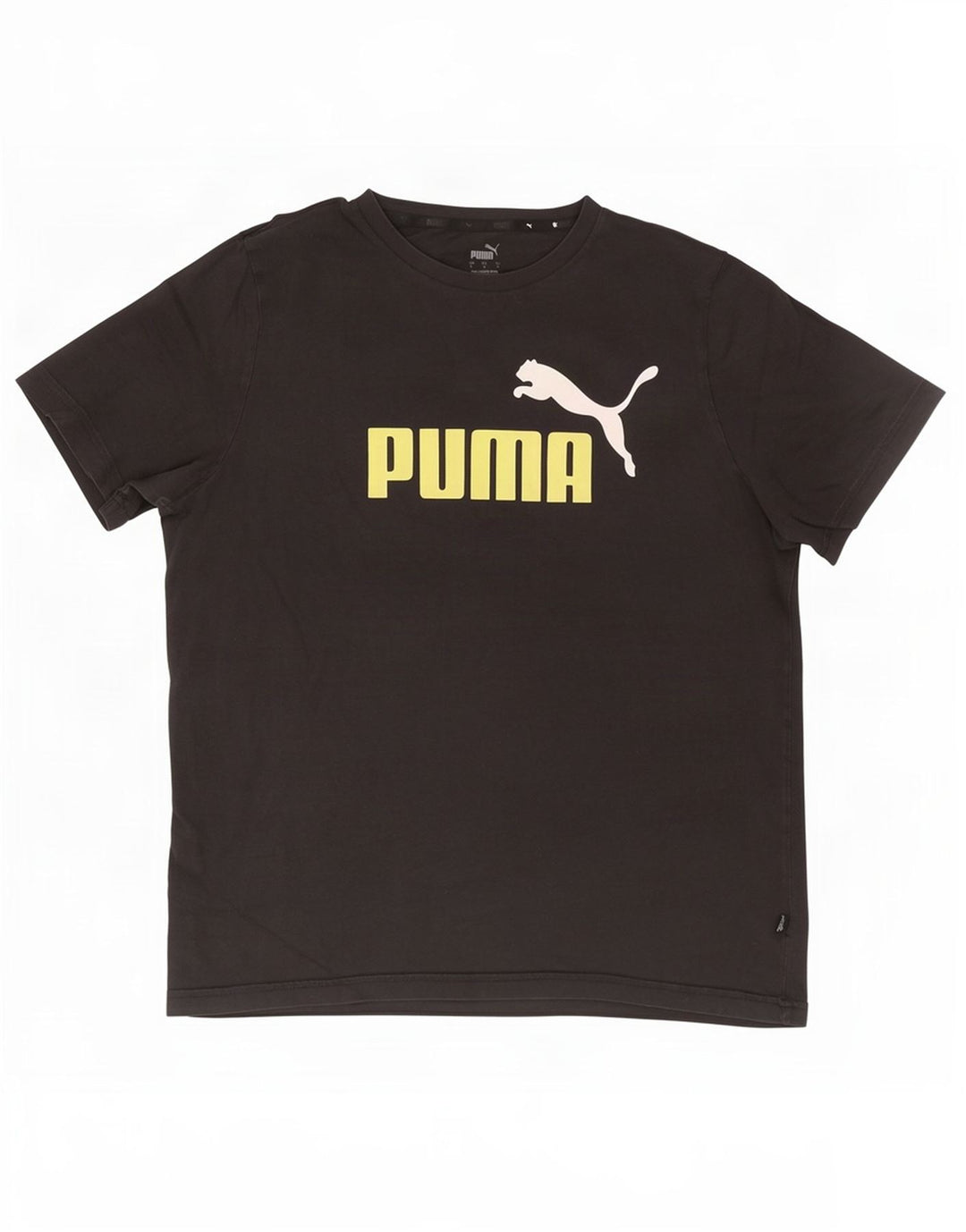 Puma muška majica s grafičkim motivima, veliki crni pamuk