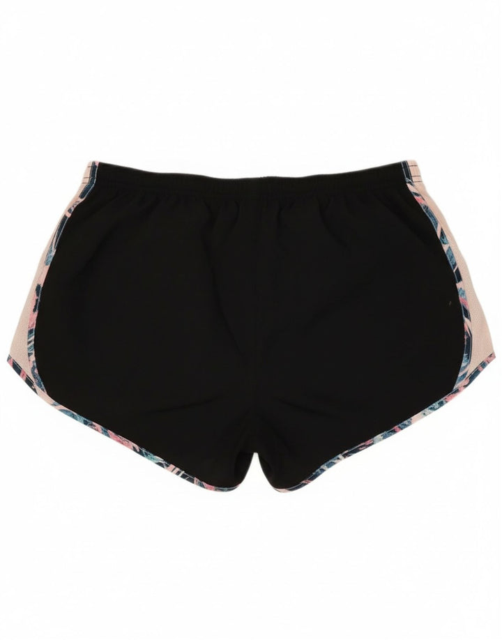 Nike ženske kratke sportske hlače Dri Fit UK 14 veliki crni poliester u boji