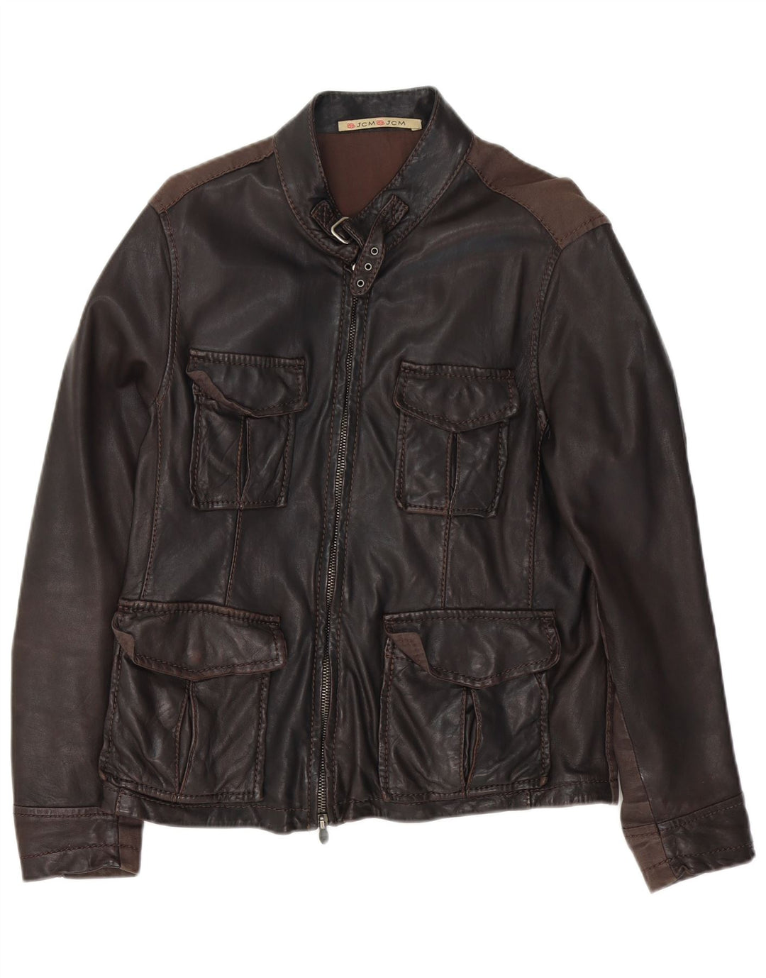 Jey Coleman muška kožna kožna jakna IT 50 Large Brown Leather