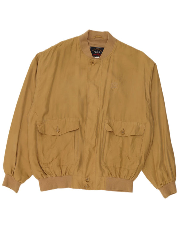 Paul & Shark muška bomber jakna UK 42 XL žuta svila