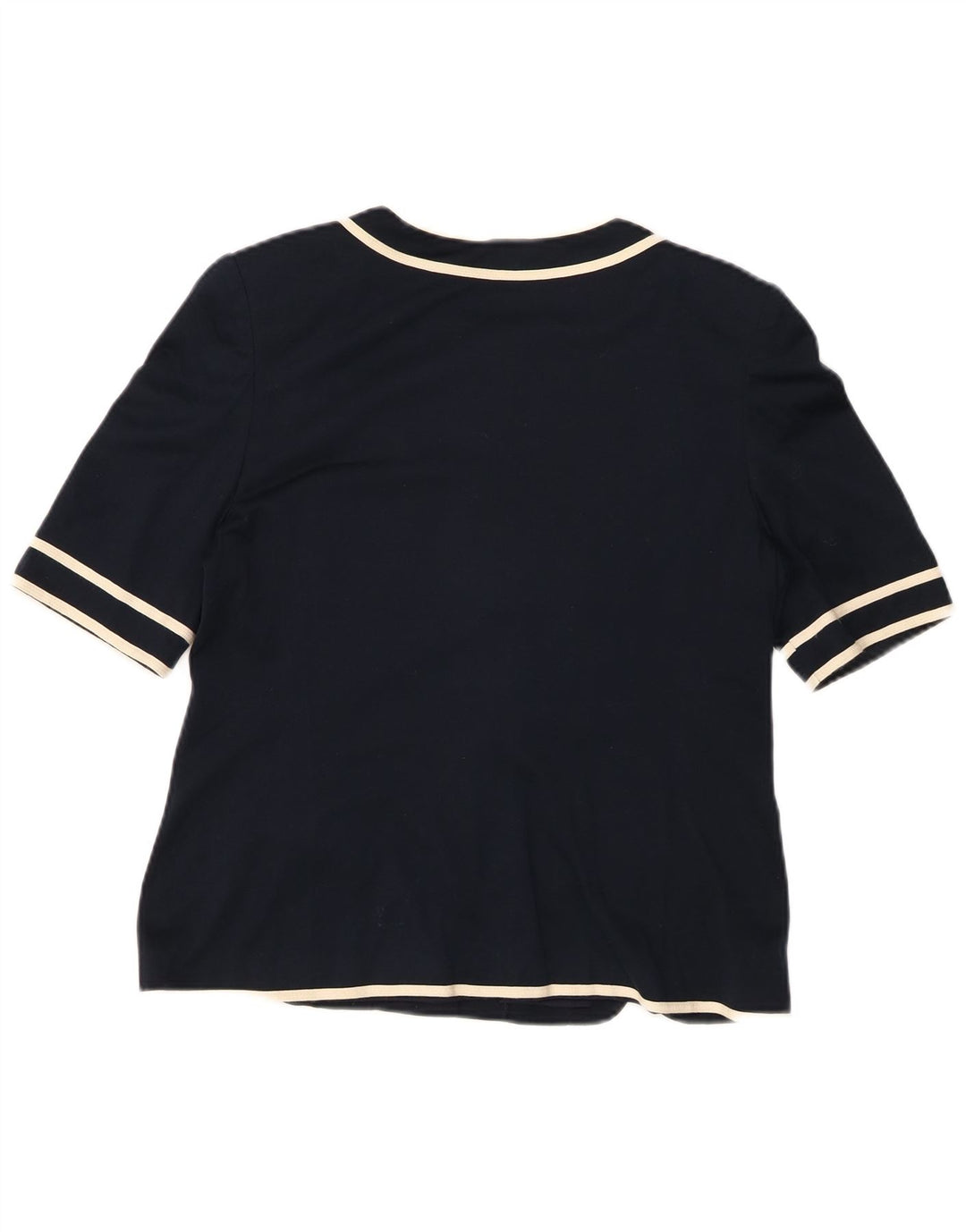 LUISA SPAGNOLI Ženska jakna sako kratkih rukava IT 44 srednje tamnoplava