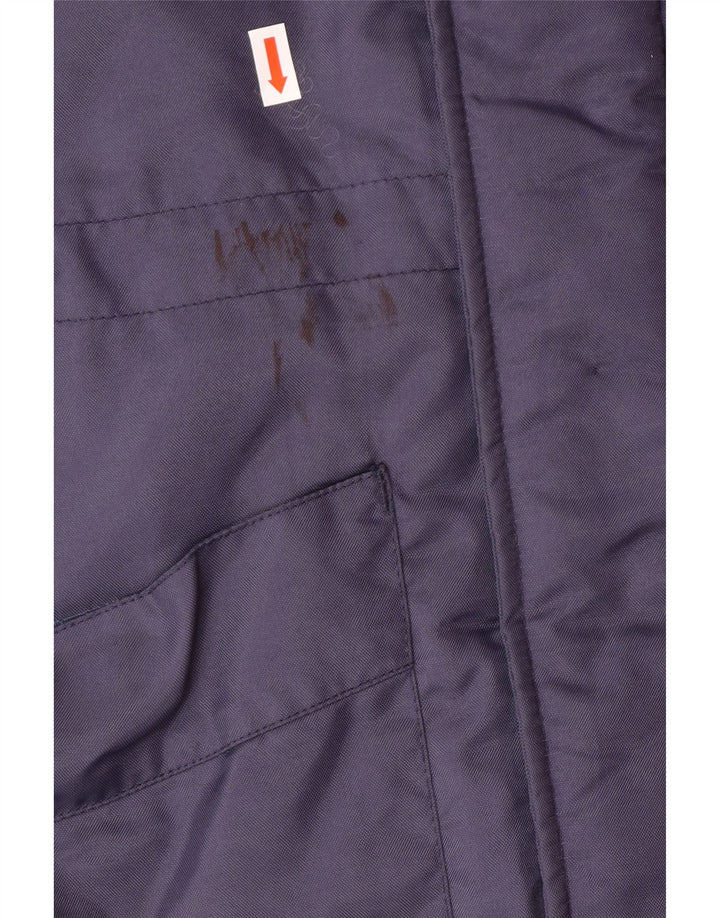 UMBRO muški podstavljeni kaput s kapuljačom UK 38 Srednji tamnoplavi najlon u boji