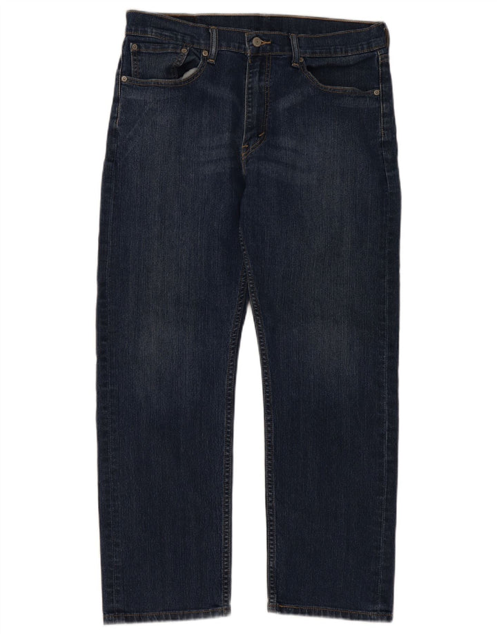 Levi's muške 505 ravne traperice W34 L30 plavi pamuk