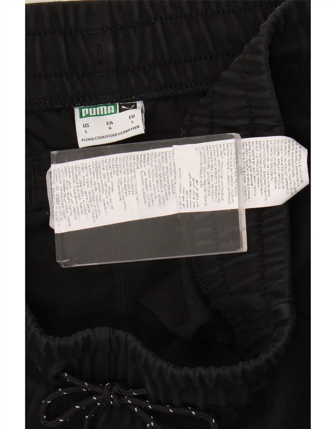 PUMA Muška trenirka Hlače Joggers Large Black Pamuk