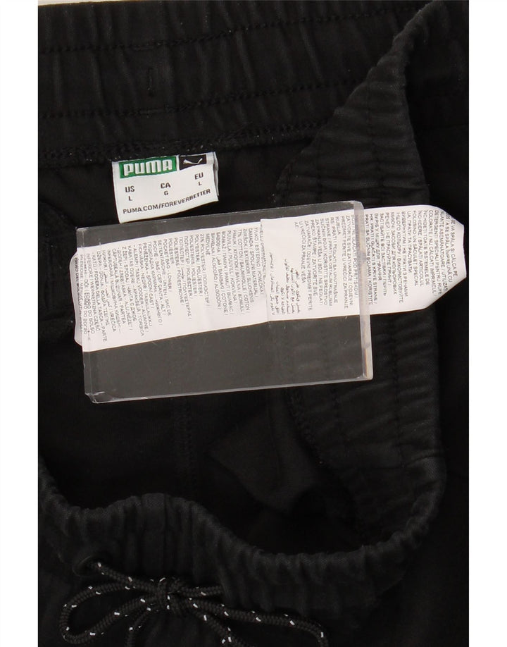 PUMA Muška trenirka Hlače Joggers Large Black Pamuk