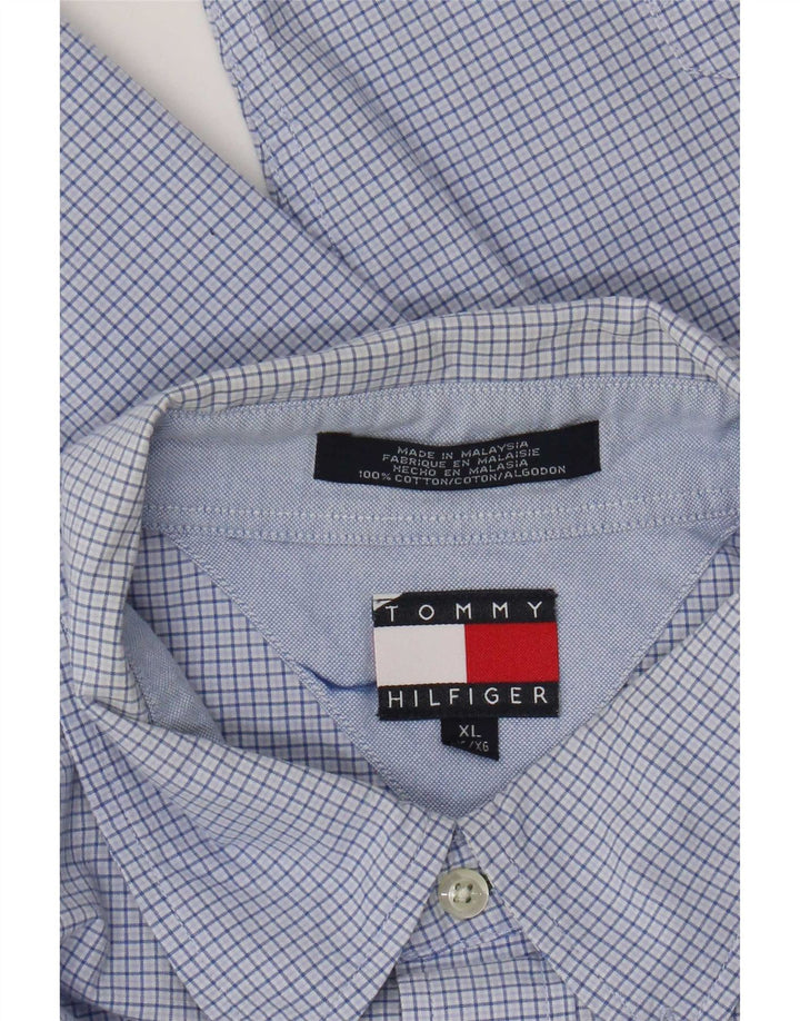 Tommy Hilfiger muška košulja XL plavi karirani pamuk