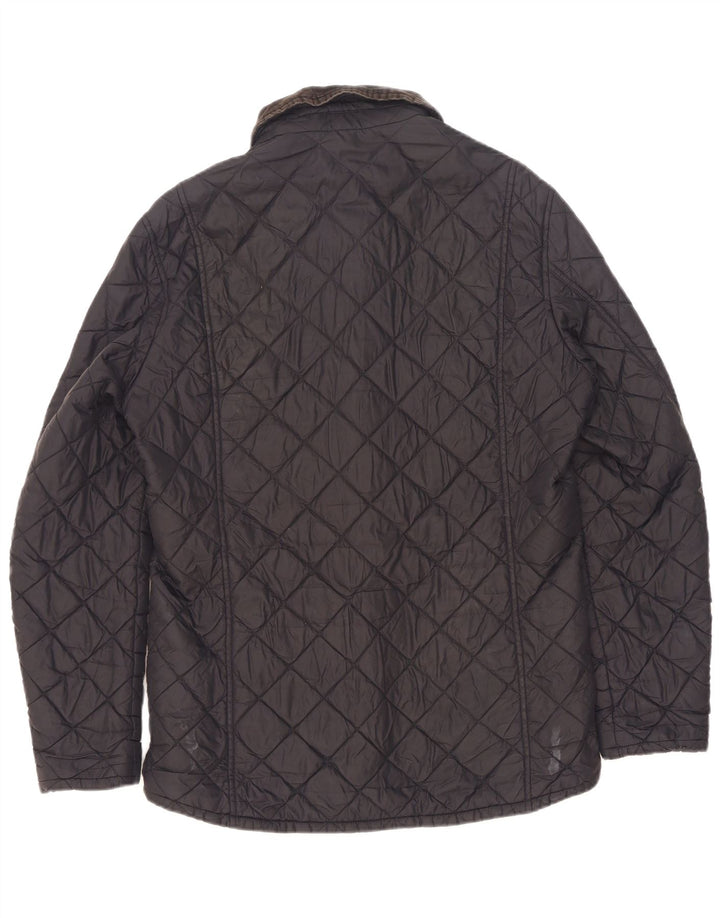 Barbour muška prošivena jakna UK 38 Medium tamnoplavi poliamid