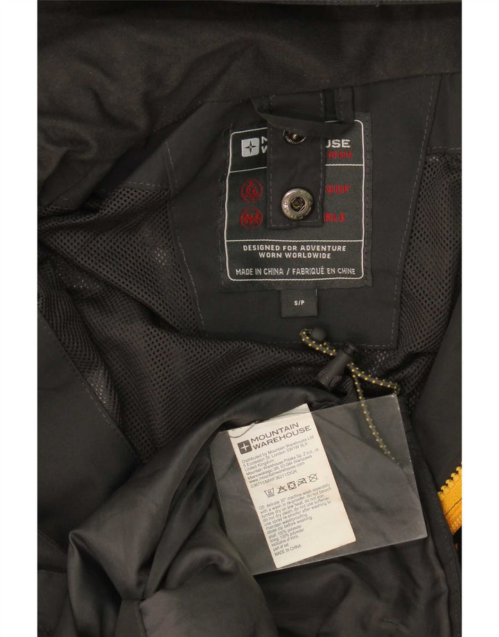 Mountain Warehouse Muška kišna jakna s kapuljačom UK 36 Mala crna poliester