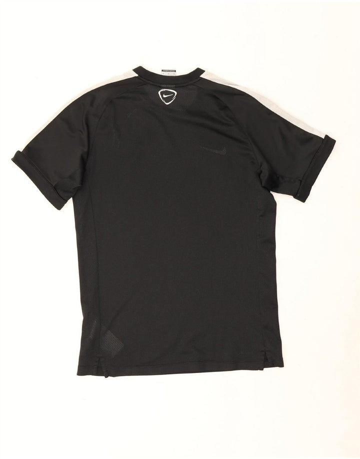 Nike Dri Fit Graphic T-Shirt Top srednji crni poliester