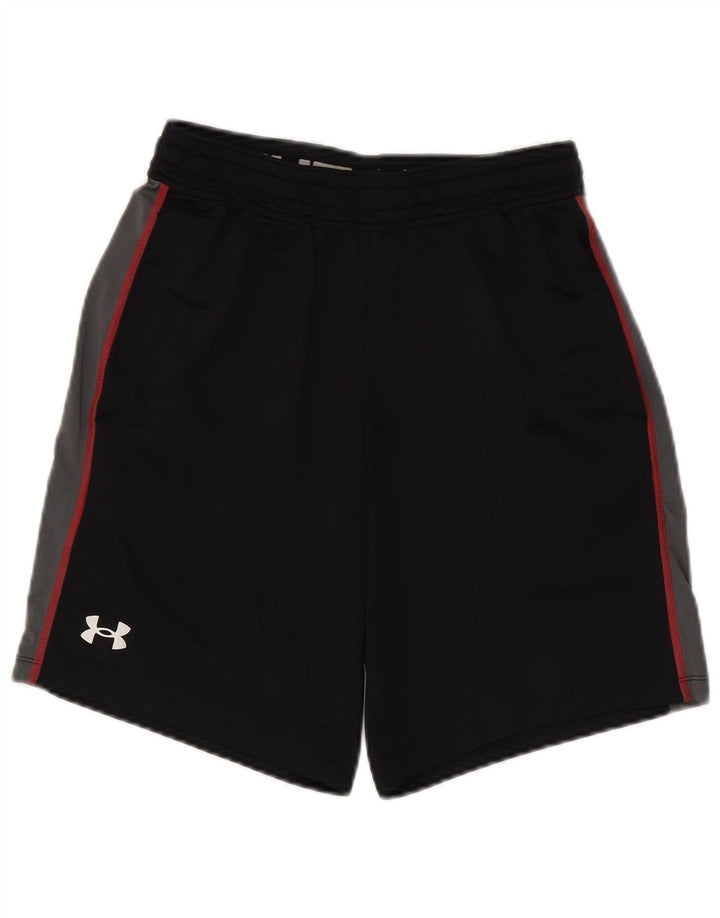 UNDER ARMOUR Muške sportske kratke hlače male crne poliesterske boje
