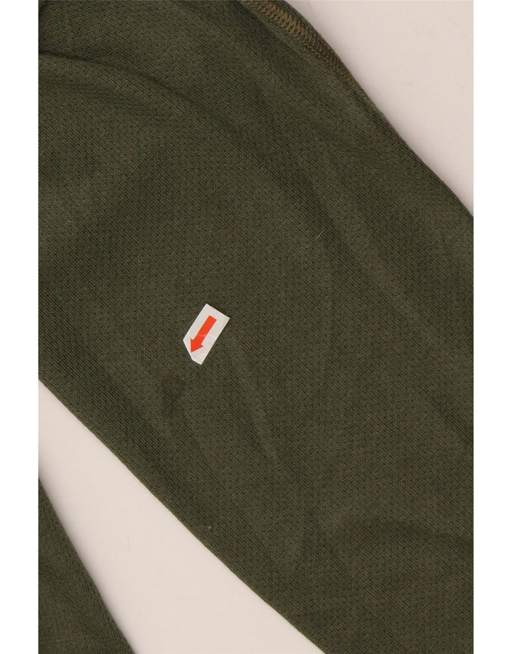 NEW BALANCE Womens Top Long Sleeve UK 14 Medium Green Polyester Vintage New Balance and Second-Hand New Balance from Messina Hembry 