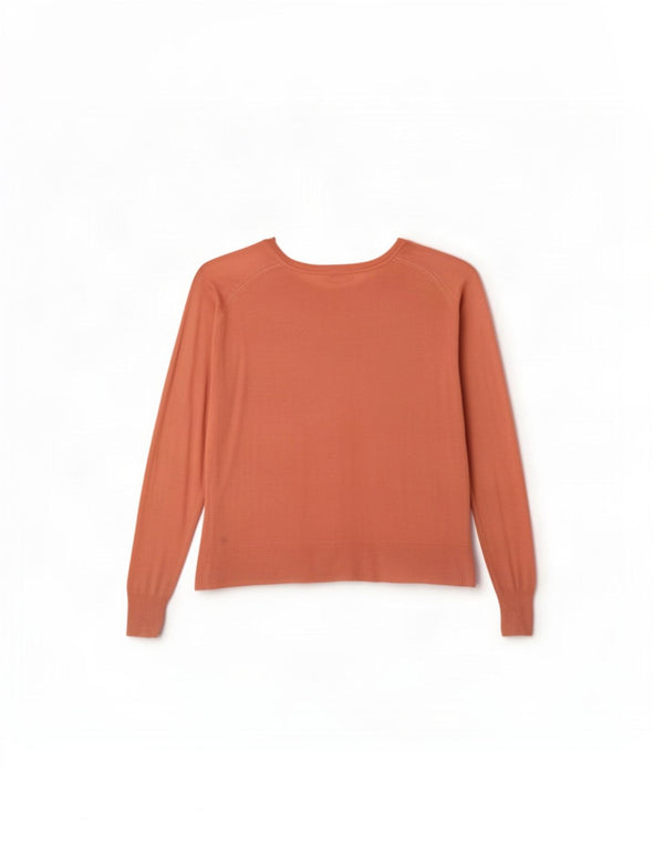 Zara ženska top bluza opuštenog kroja UK 14 srednje ružičasta