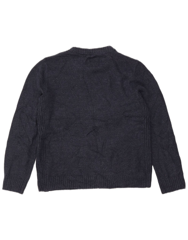 FAT FACE Ženski pulover s okruglim izrezom UK 10 Mali tamnoplavi