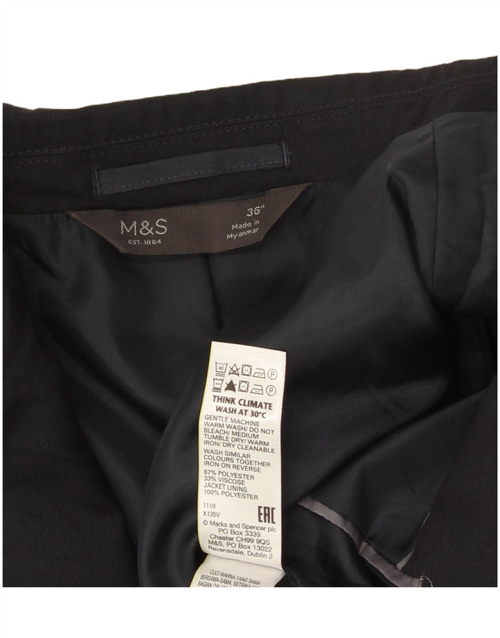 Marks & Spencer muška jakna sa 2 gumba UK 36 mala tamnoplava poliester