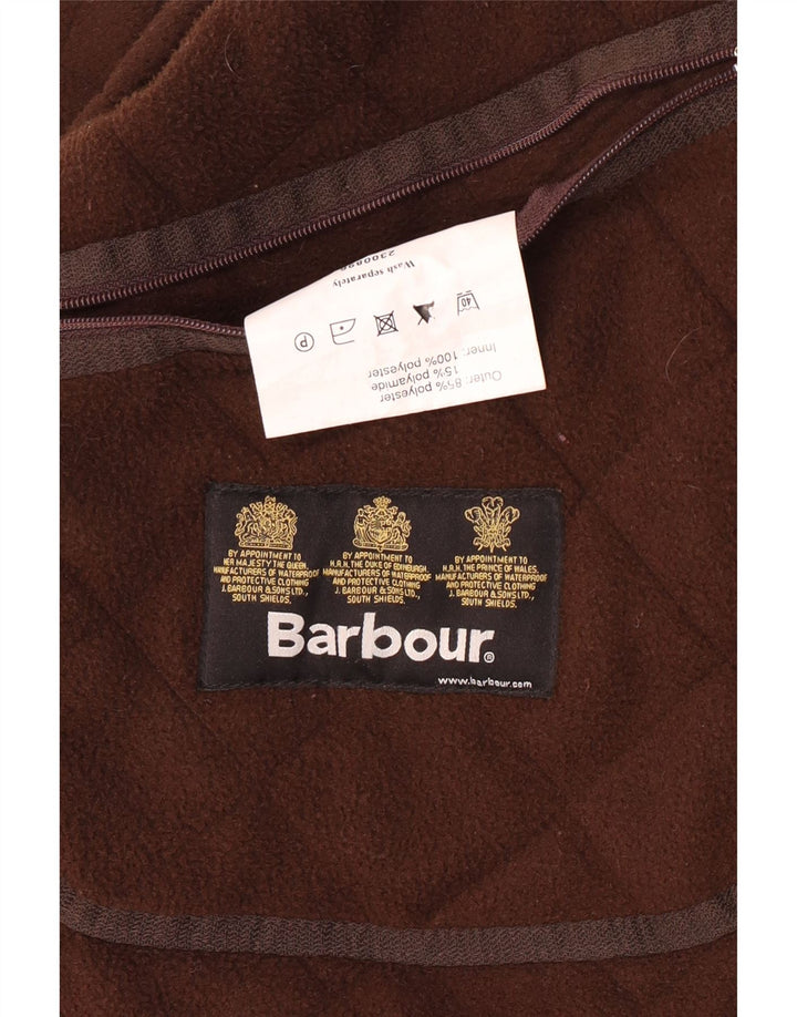 Barbour muška prošivena jakna UK 44 2XL smeđi poliester