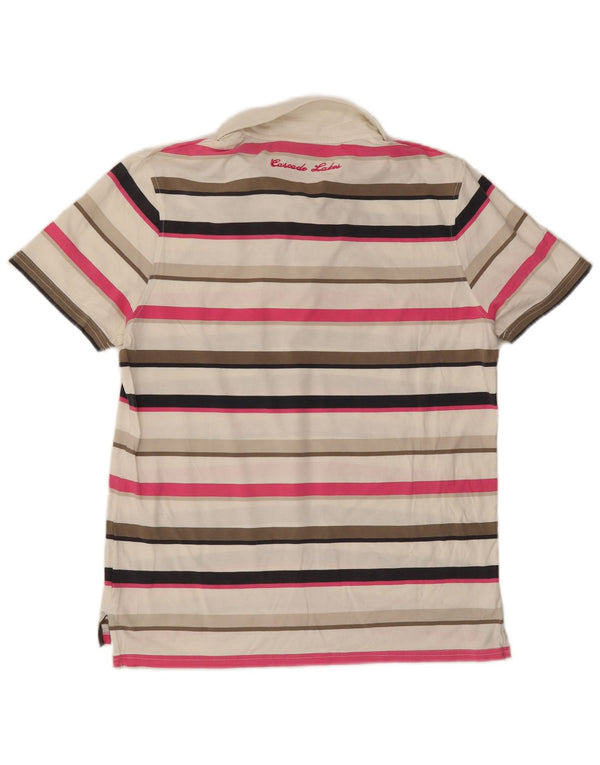 NIKE Muška polo majica UK 42/44 Pamuk na velike raznobojne pruge