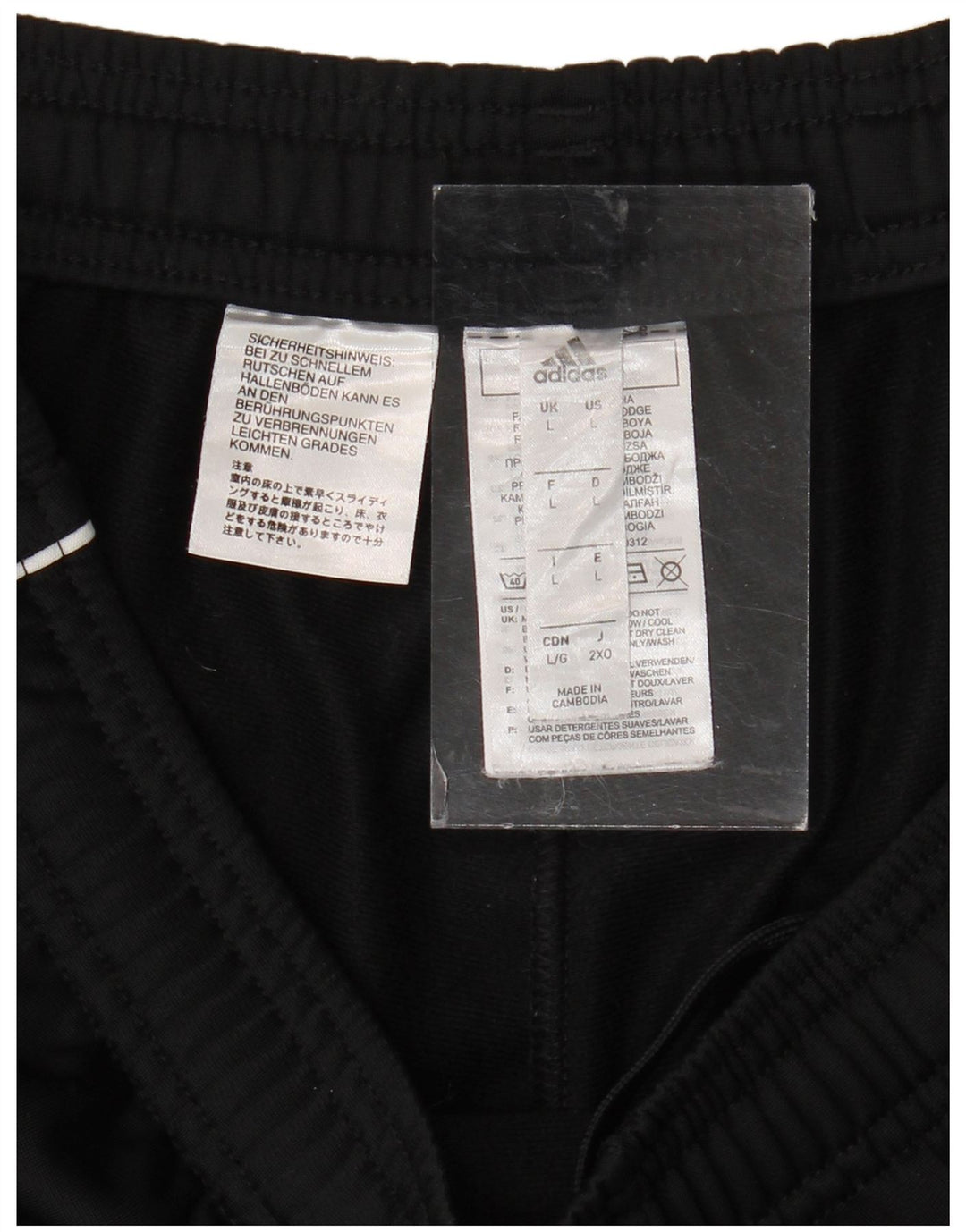ADIDAS Muška trenirka Hlače Joggers Veliki crni poliester