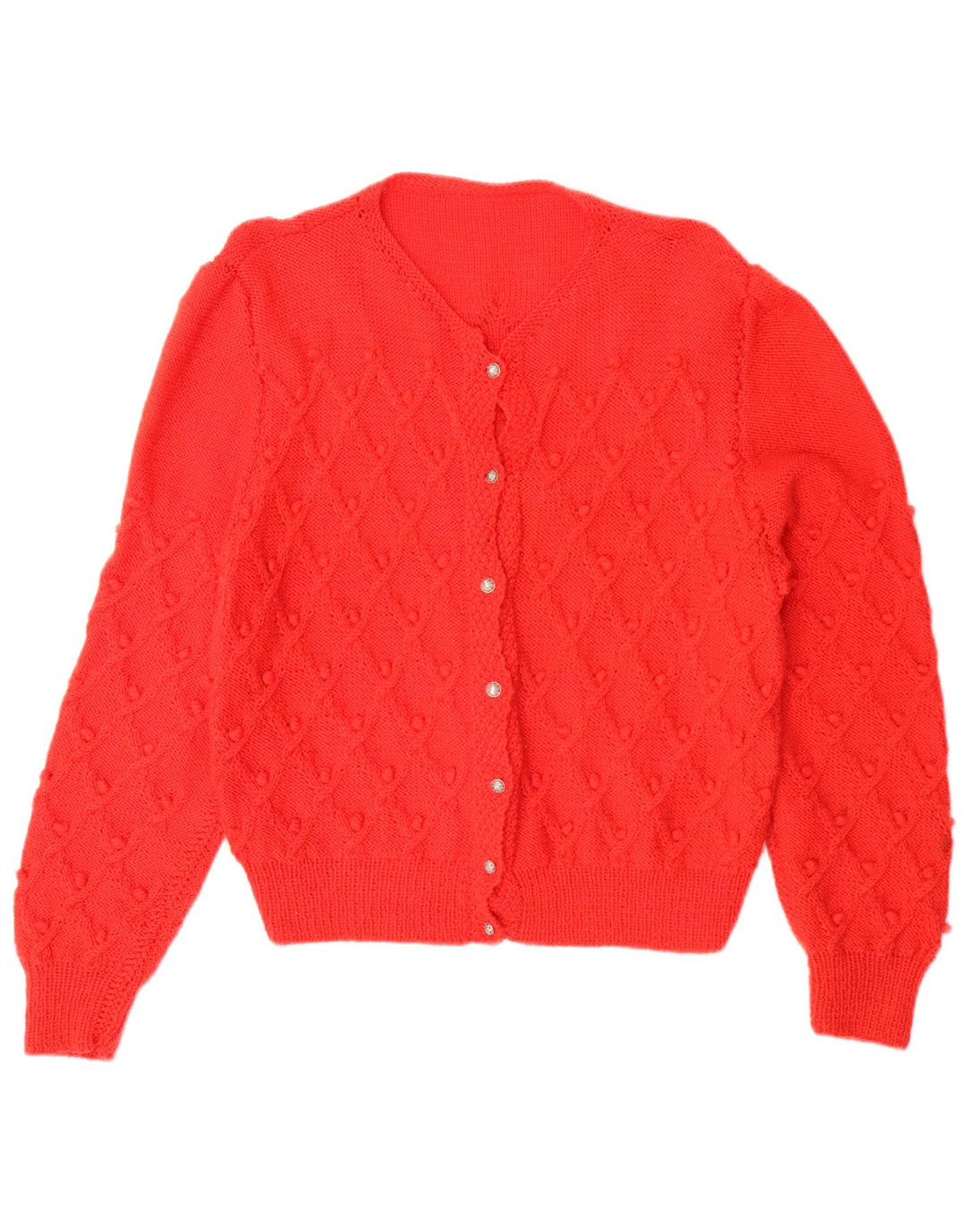 Vintage ženski veliki kardigan pulover UK 16 Large Red